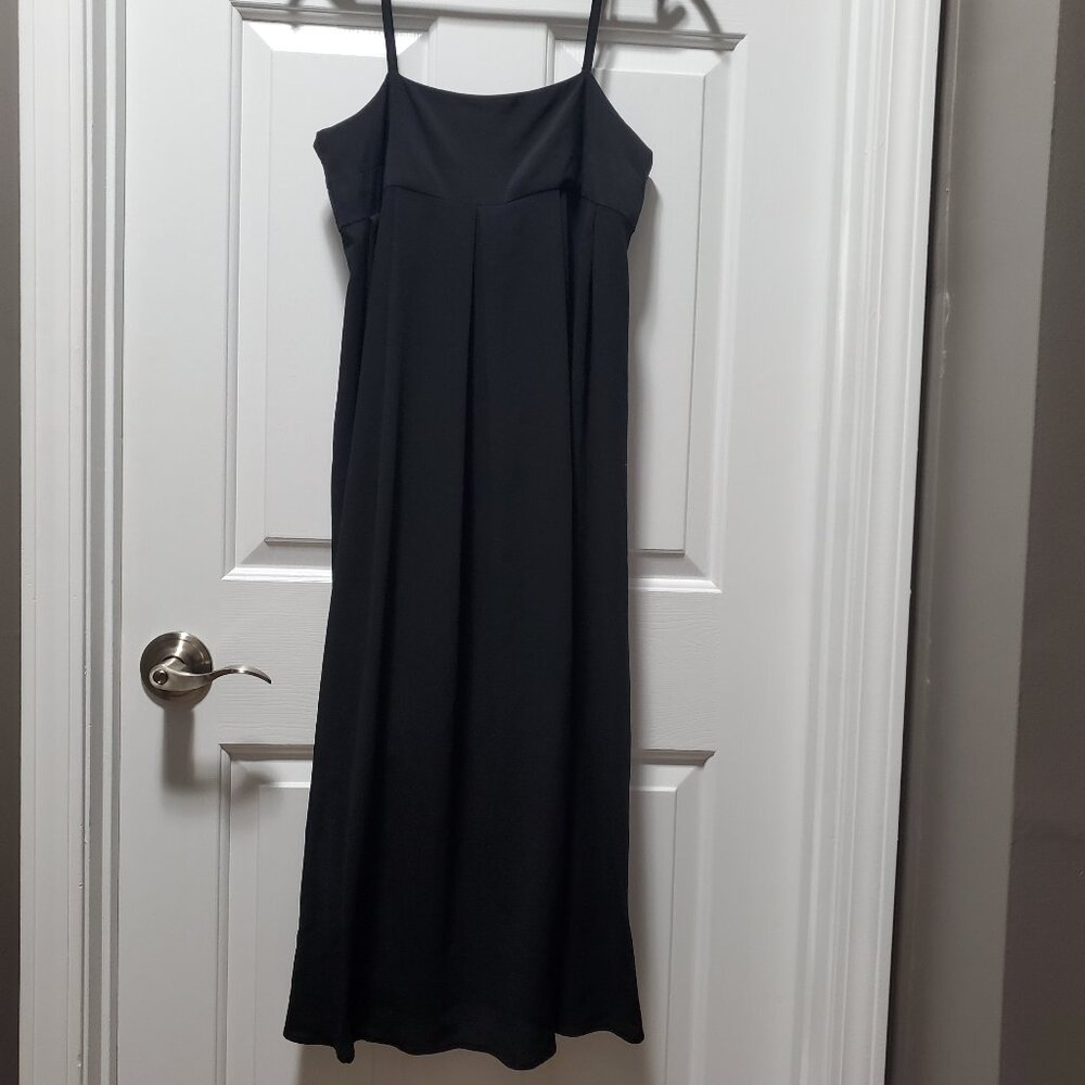 Who What Wear Black Midi Dress | Size XS